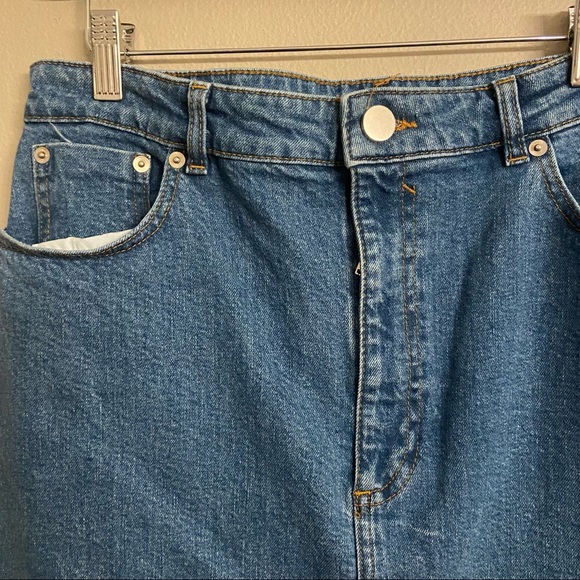 ASOS Denim Pencil Skirt - Picture 6 of 6